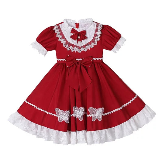 Red short sleeve Lolita dress